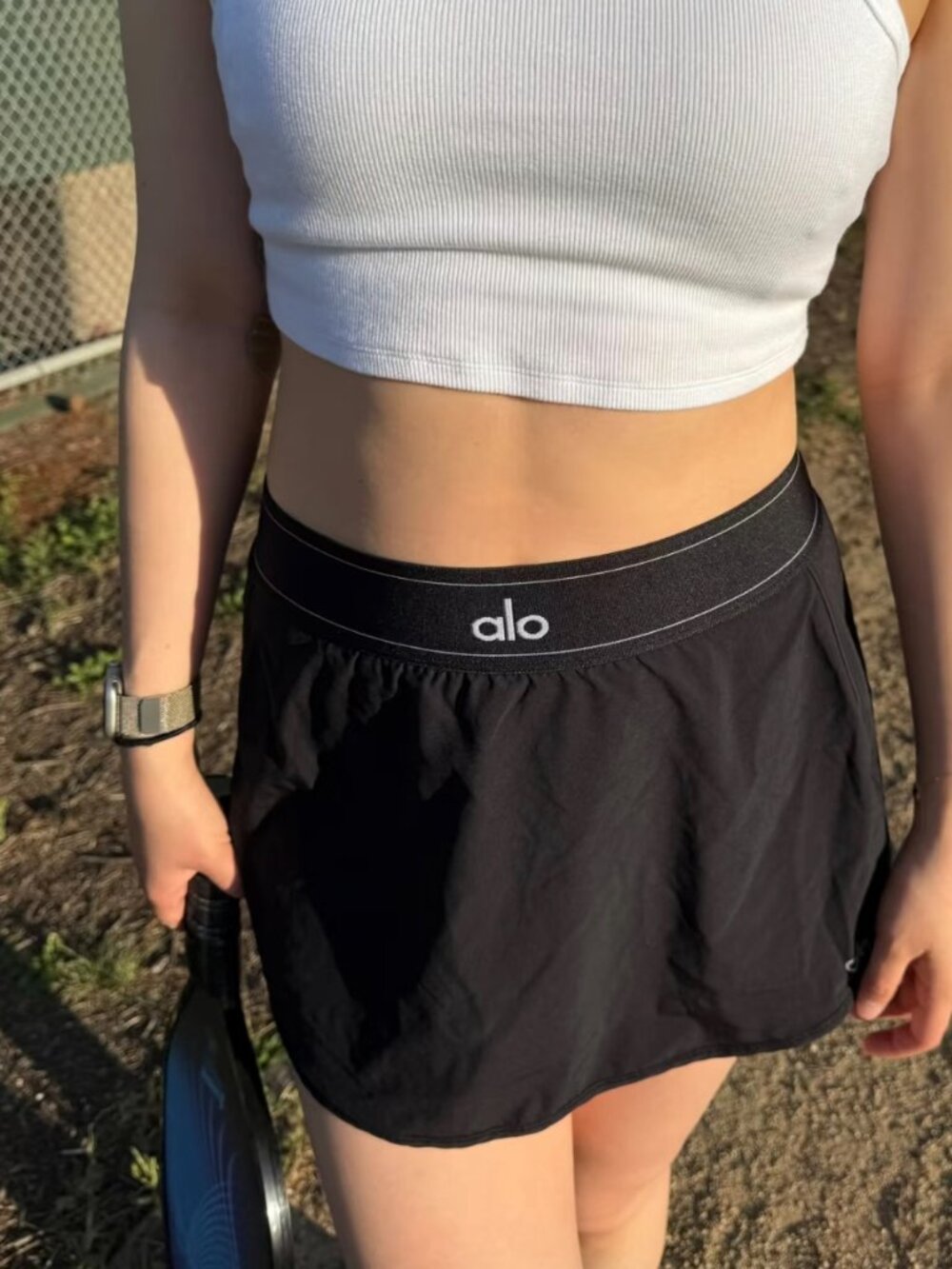 Alo Yoga Tennis NWT Skirt Black🖤-daily, travel, tennis, golf, sports, fitness🤗